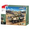 Sluban Army építőkészlet M38-B1258 Tank OEF Stryker ADS 320 db