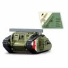 Sluban Army építőkészlet WWII M38-B1296 Mark V tank 516 db