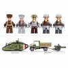 Sluban Army építőkészlet WWII M38-B1296 Mark V tank 516 db