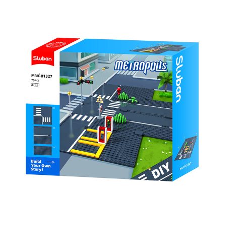 Sluban Metropolis M38-B1327 Alapok - Utak 70 db