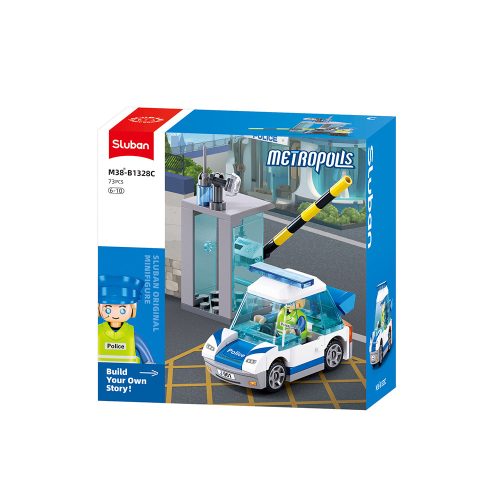 Sluban Metropolis M38-B1328C Rendőrautó 73 db