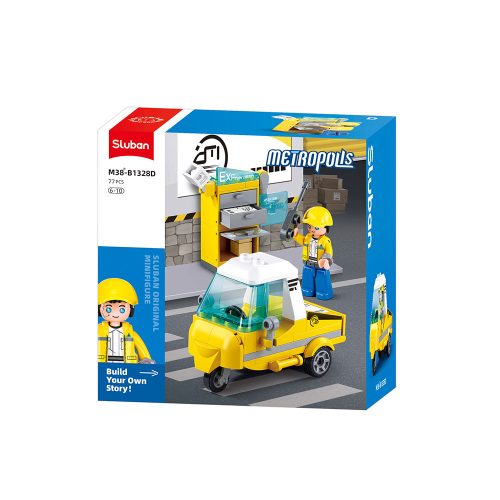 Sluban Metropolis M38-B1328D Kiszállító jármű 77 db
