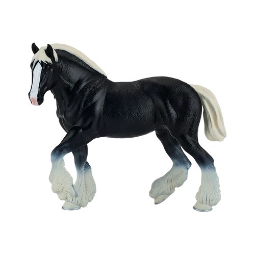 Mojo figura Clydesdale fekete ló