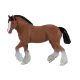 Mojo figura Clydesdale barna ló