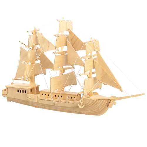 Woodcraft Drevené 3D puzzle Loď plachetnica P049