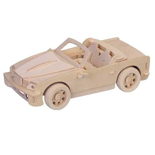 Woodcraft Drevené 3D puzzle BMW velké