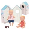 Petitcollin Bábika 28 cm v kabínke Petit Câlin Deauville