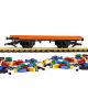 Piko Építőkocka vagon 37970 G 1:22,5 méretarány