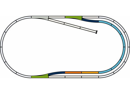 Piko Sada koľají C (paralelná trať) s podložím - 55321
