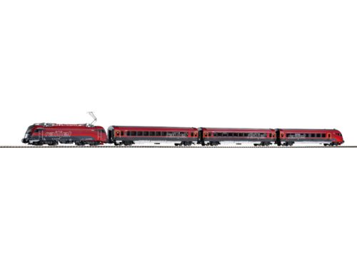 Piko Mozdonykészlet Railjet RH 1216 3 vagonnal ÖBB V 58132 H0 1:87 méretarány