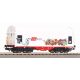 Piko Eltolható oldalfalú ponyváskocsi, Shimmns, Rail Cargo Austria VI, graffitivel, 3. pályaszám 58982 H0 1:87 méretarány