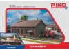 Piko Fűtőház, egyállásos, Burgstein 61823 H0 1:87 méretarány