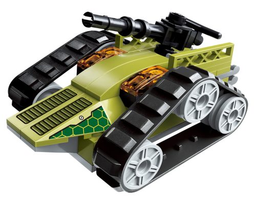 Qman építőkészlet Thunder Expedition Battle Car 1415-4 Position Infiltrator 73 db (LEGO kompatibilis)