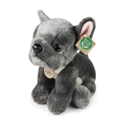 Rappa plüss francia bulldog kutya ülő 26cm ECO-FRIENDLY