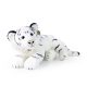 Rappa Plyšový tiger biely 60 cm ECO-FRIENDLY