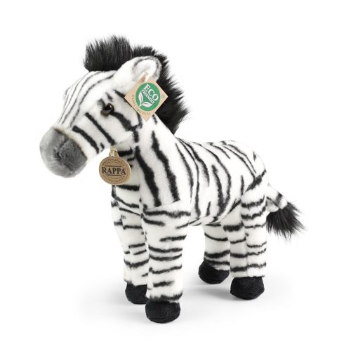 Rappa plüss zebra álló 30cm ECO-FRIENDLY