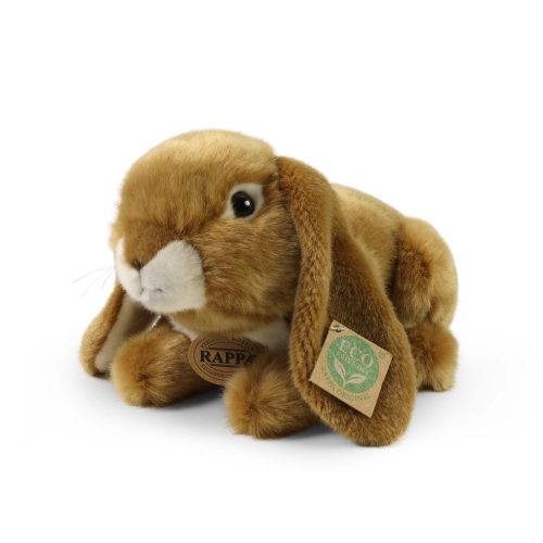 Rappa Plyšový králik hnedý 25 cm ECO-FRIENDLY