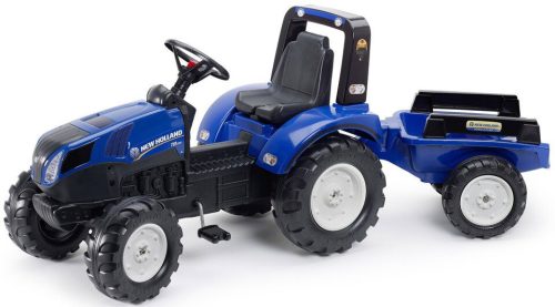 KIÁRUSÍTÁS - FALK Pedálos traktor New Holland T8 pótkocsival 3090B