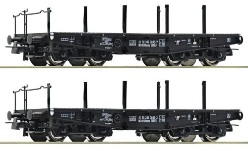 Roco Nehézteherszállító kocsi készlet, Rlmmp, DR IV 6600031 H0 1:87 méretarány