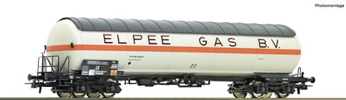 Roco Tartálykocsi napvédő tetővel, Zags, nagynyomású gáz szállítására, ELPEE GAS, DB IV 6600086 H0 1:87 méretarány