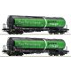Roco Tartálykocsi készlet, Zacns. Green Cargo VI 76026 H0 1:87 méretarány