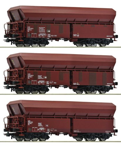 Roco Önürítős kocsi készlet, Fals, Holcim VI 77033 H0 1:87 méretarány