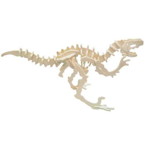 Woodcraft Drevené 3D puzzle Velociraptor