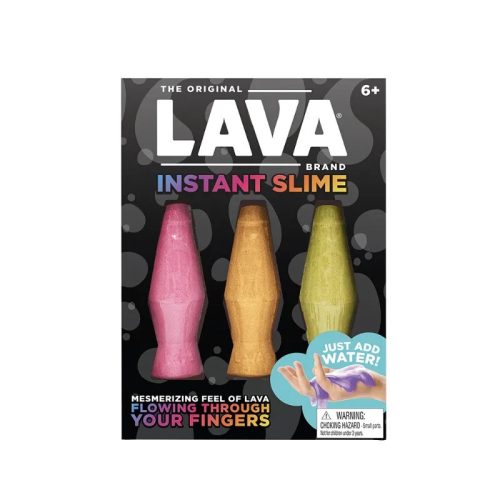 Schylling Lava Instant slime rózsaszín, narancs, sárga 1 db