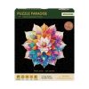RoboTime Drevené puzzle Kvetinová mandala
