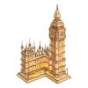 RoboTime drevené 3D puzzle hodinová veža Big Ben svietiaci