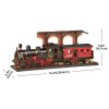 RoboTime 3D Fa puzzle Vintage gőzmozdony
