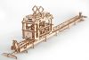 Ugears 3D drevené mechanické puzzle Kabínková lanovka s traťou