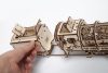 Ugears 3D drevené mechanické puzzle Parná lokomotíva 4-6-0 s tendrom