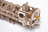 Ugears 3D drevené mechanické puzzle Parná lokomotíva 4-6-0 s tendrom