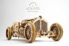 Ugears 3D drevené mechanické puzzle U9 Auto (Grand Prix)