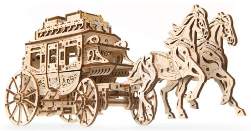 Ugears 3D drevené mechanické puzzle Dostavník