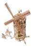 Ugears 3D drevené mechanické puzzle Veterný mlyn