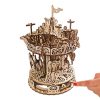 Ugears 3D drevené mechanické puzzle Kolotoč