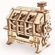 Ugears 3D drevené mechanické puzzle STEM klikacie počítadlo