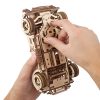 Ugears 3D drevené mechanické puzzle Driftujúci závodiak Cobra