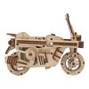 Ugears 3D drevené mechanické puzzle Skladací skúter