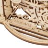 Ugears 3D drevené mechanické puzzle Dekoračný budík