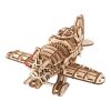 Ugears 3D drevené mechanické puzzle Lietadlo Mad Hornet