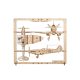 Ugears 2.5D fa mechanikus puzzle vadászrepülőgép