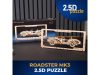 Ugears 2.5D fa mechanikus puzzle roadster MK3