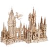 Ugears 3D fa mechanikus puzzle Roxfort kastély, Harry Potter