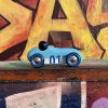 Vilac Drevené auto Old Sport Compet tyrkysové
