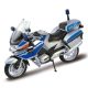 Welly motorkerékpár BMW R1200RT Polizei 1:18 kék modell