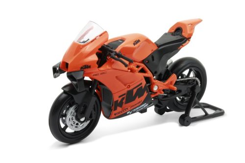 Welly motorkerékpár KTM RC 8C 1:18 narancssárga modell