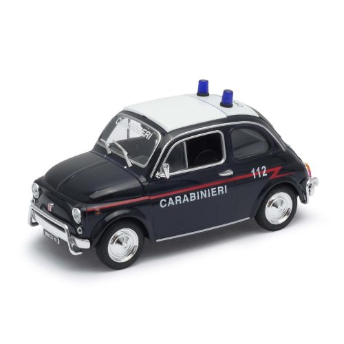 Welly Fiat Nuova 500 Carabinieri 1:24 modell
